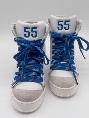 FEARLESS WHITE WEDGE SNEAKER Cynthia Richard